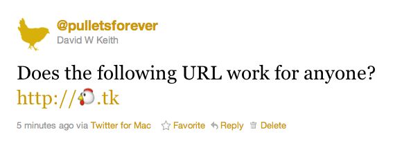 Screenshot of Tweet in Safari on macOS Lion